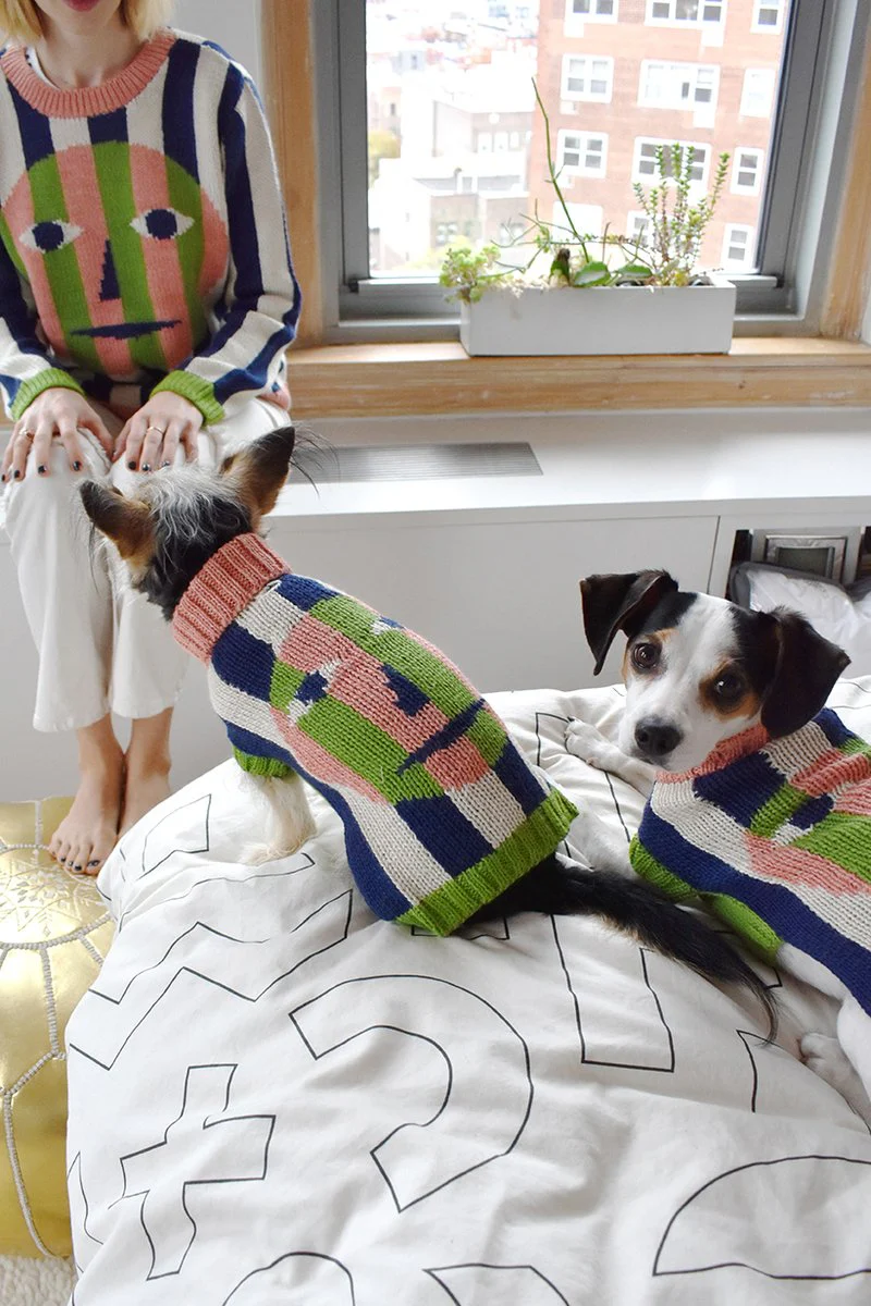 DUSEN DUSEN | Face Dog Sweater - Image 4