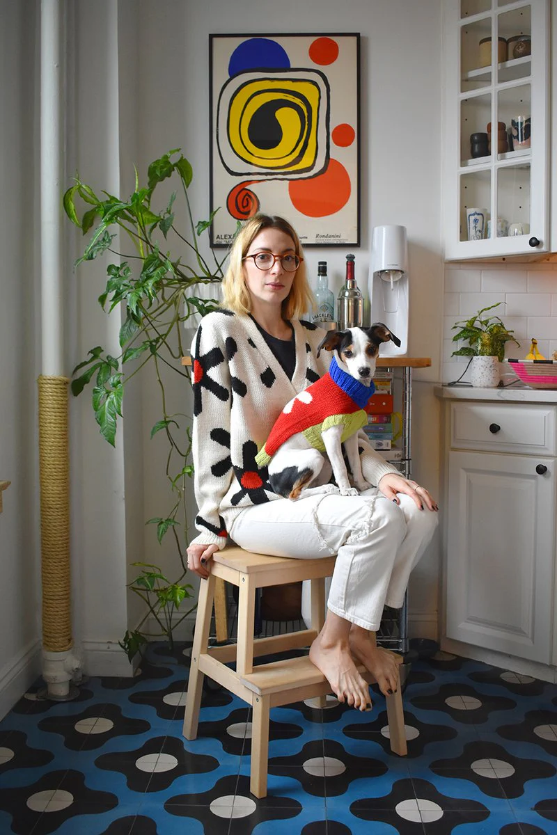 DUSEN DUSEN | Flower Dog Sweater - Image 4