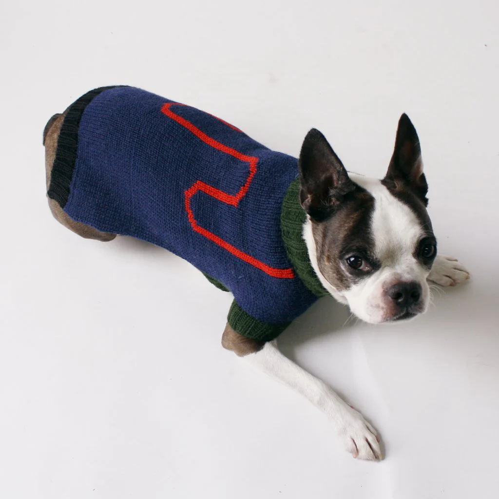 DUSEN DUSEN | Navy Line Sweater - Image 2