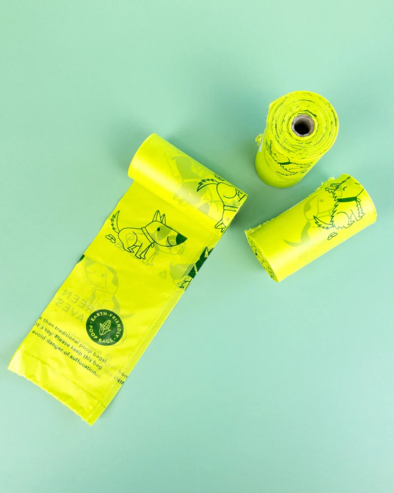Earth-Friendly Cornstarch Dog Poop Bags - Image 2
