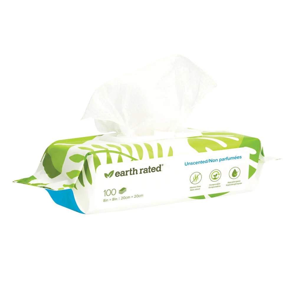 100 Count Dog Grooming Wipes in Unscented - Image 4