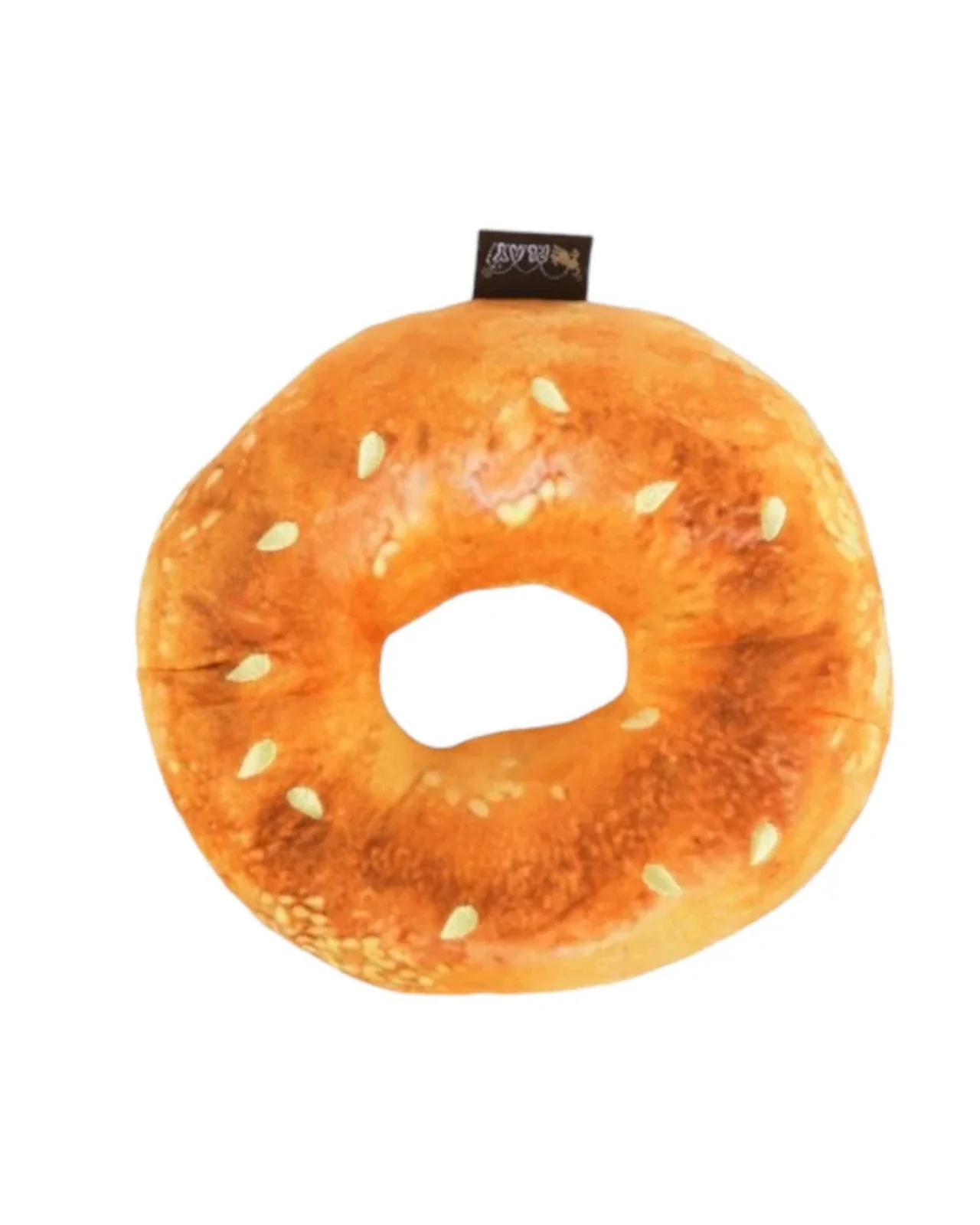 Earth Rated x P.L.A.Y. Montreal Bagel Squeak + Crinkle Dog Toy - Image 3