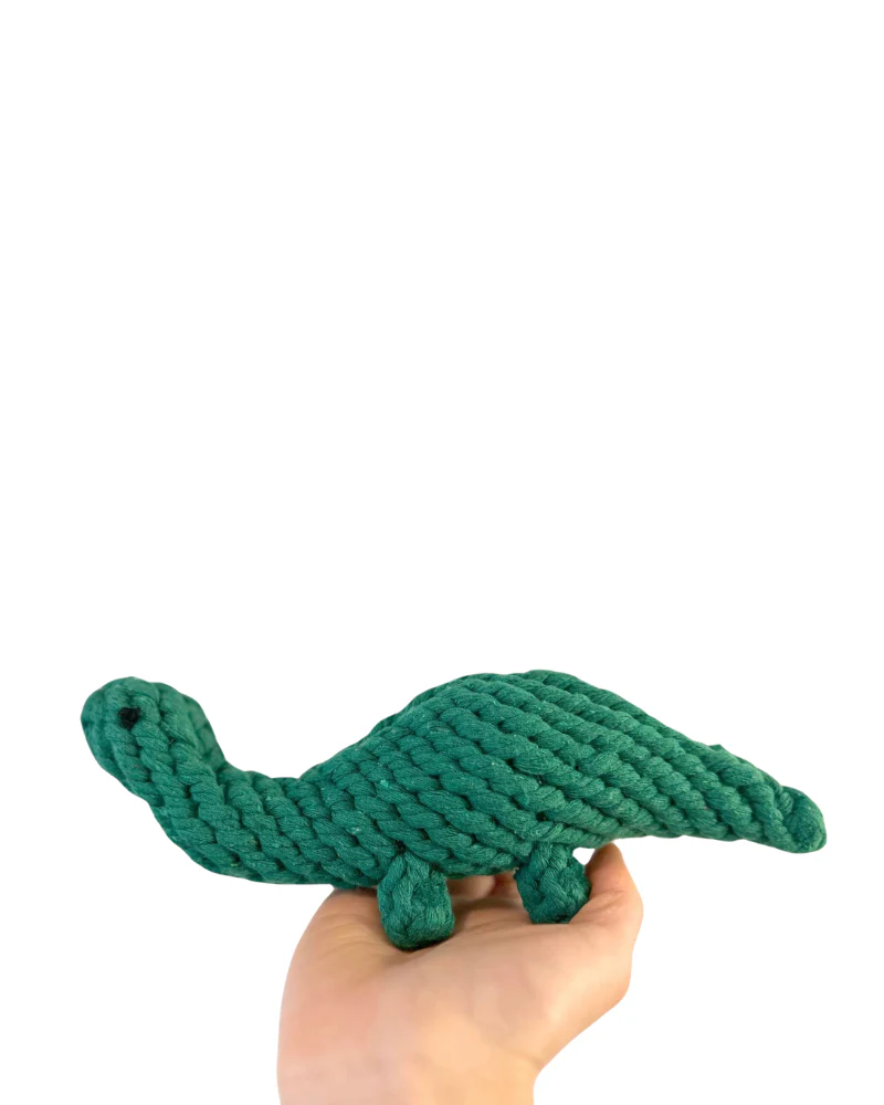 Eco-Friendly Dinosaur Rope Dog Toy - Image 3