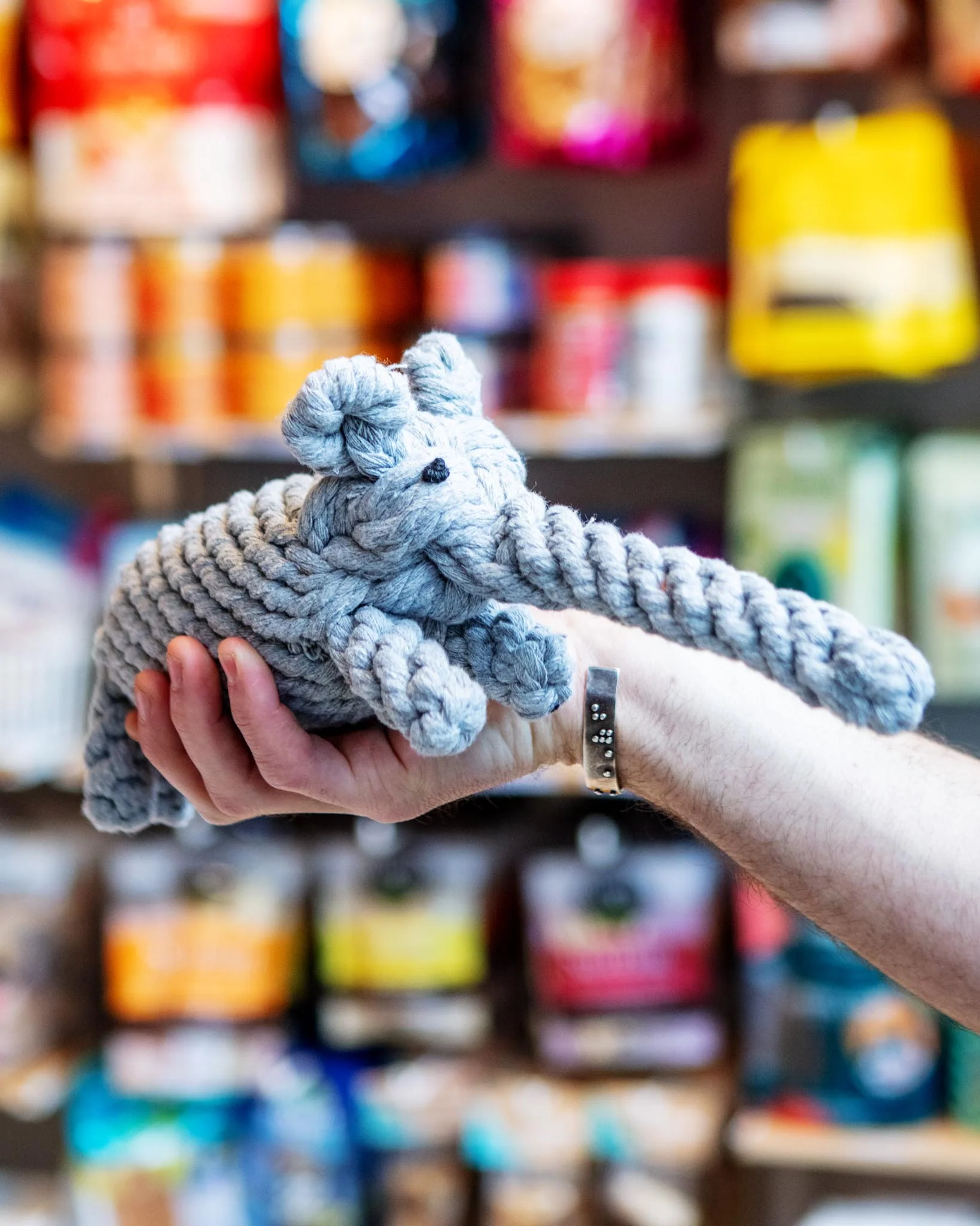 Eco-Friendly Elephant Rope Dog Toy