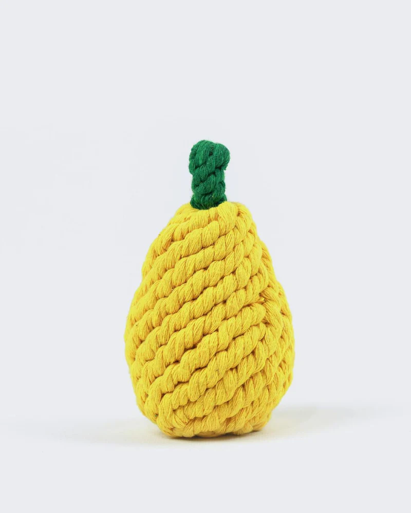 Eco-Friendly Pear Rope Dog Toy (FINAL SALE) - Image 2
