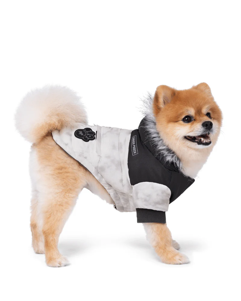 Eco True North Dog Parka in Marble << FINAL SALE >> - Image 3