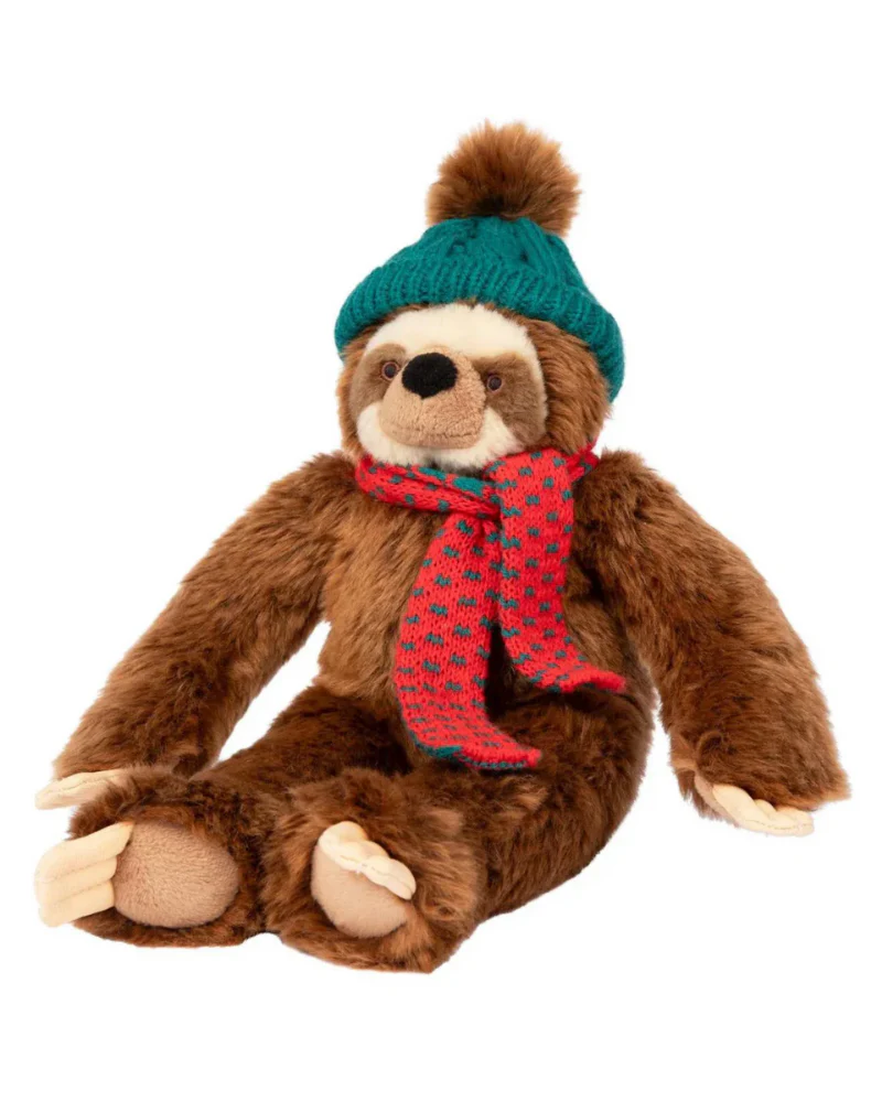Eddie the Sloth Squeaky Plush Dog Toy - Image 2