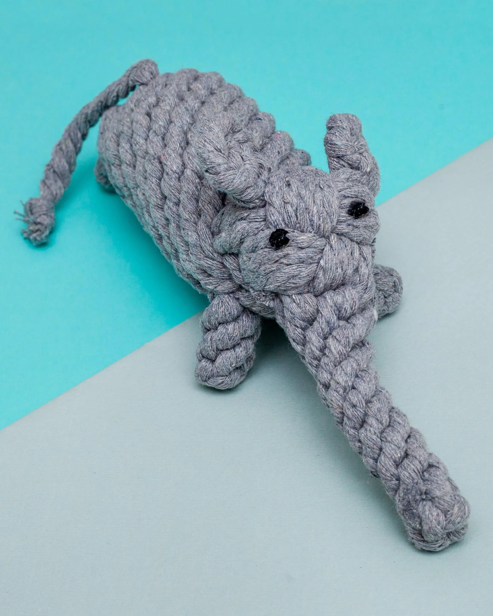 Rudy the Elephant Rope Dog Toy - Image 2