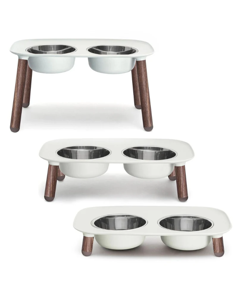 Elevated Double Feeder Bowls w/ Adjustable Stand - Image 2