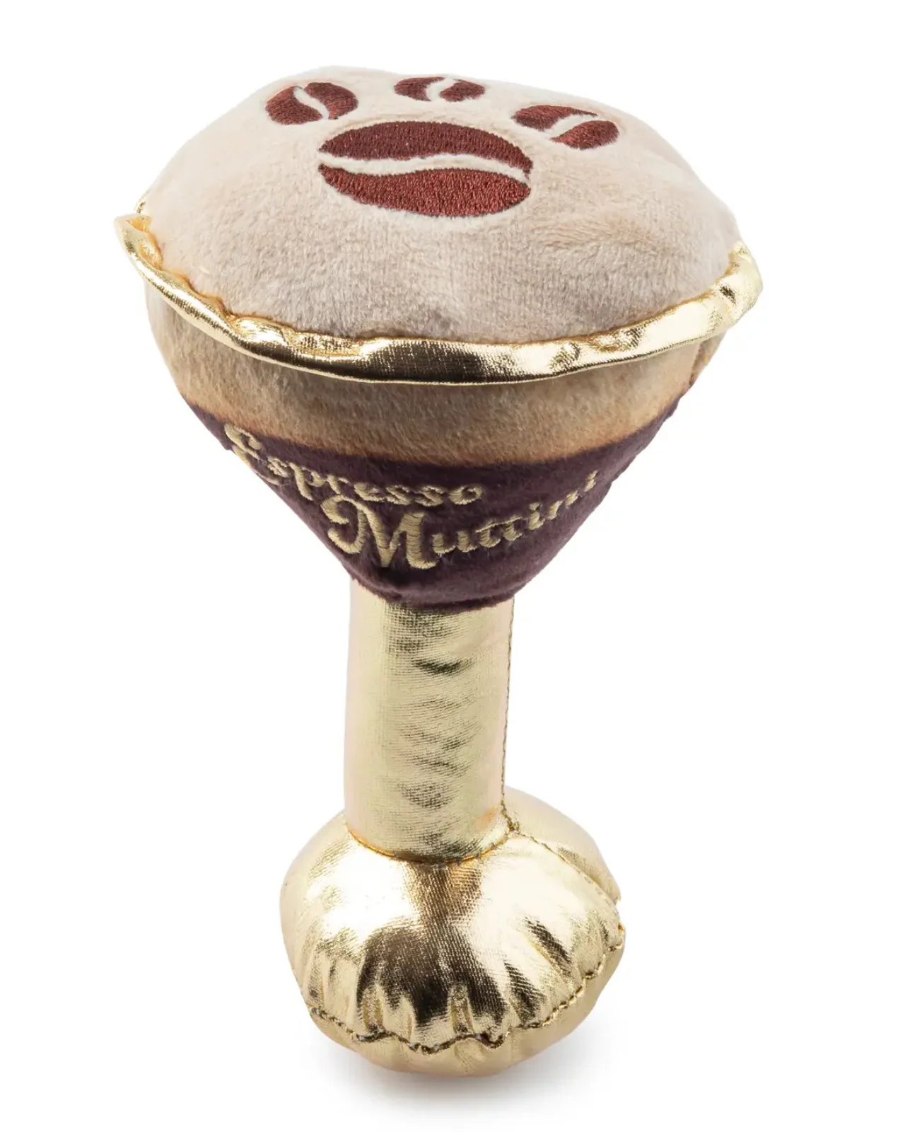Espresso Muttini Squeaky Dog Toy - Image 3