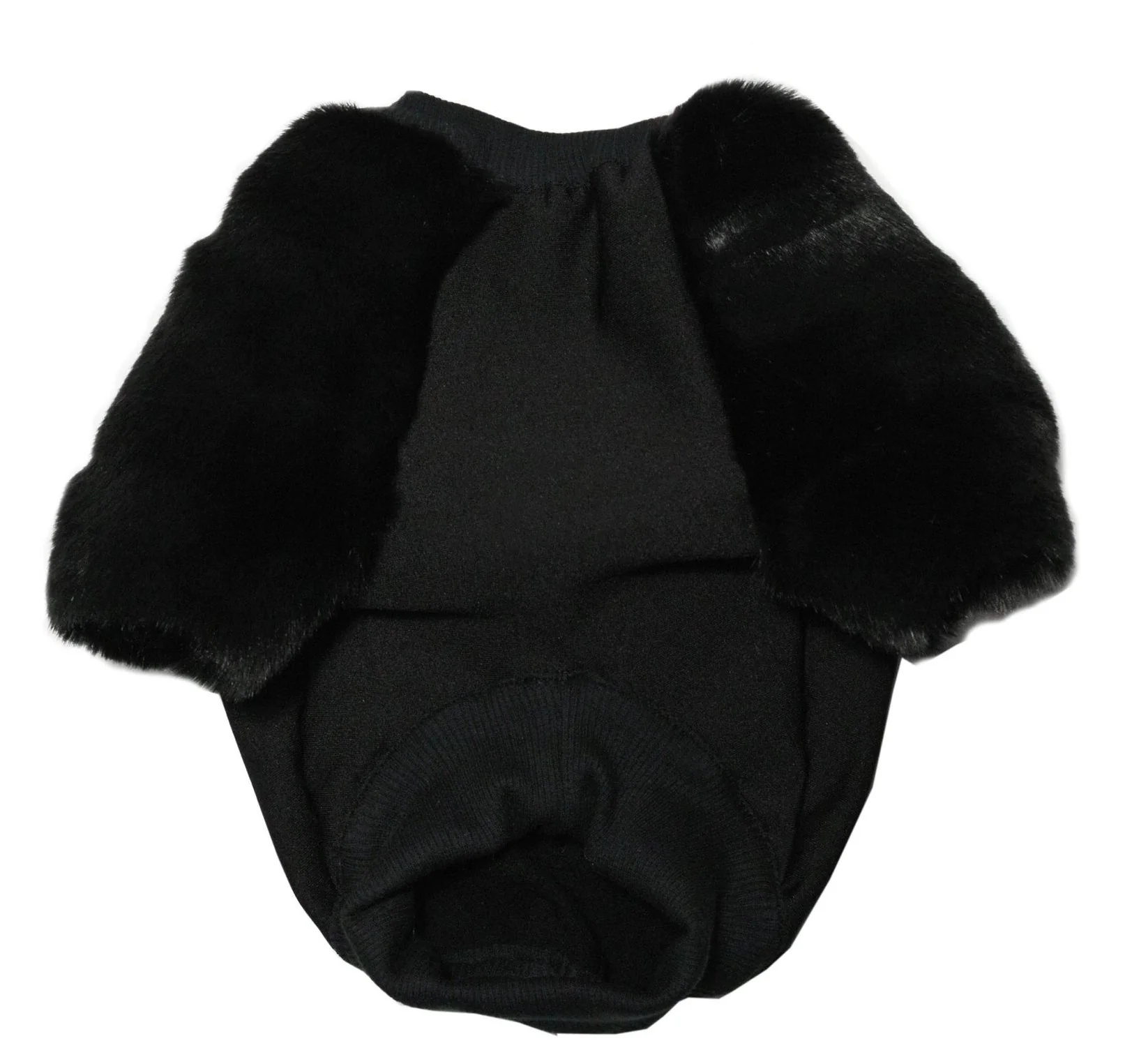 EYE OF DOG | All Black Everythang Faux Fur Jumper - Image 2