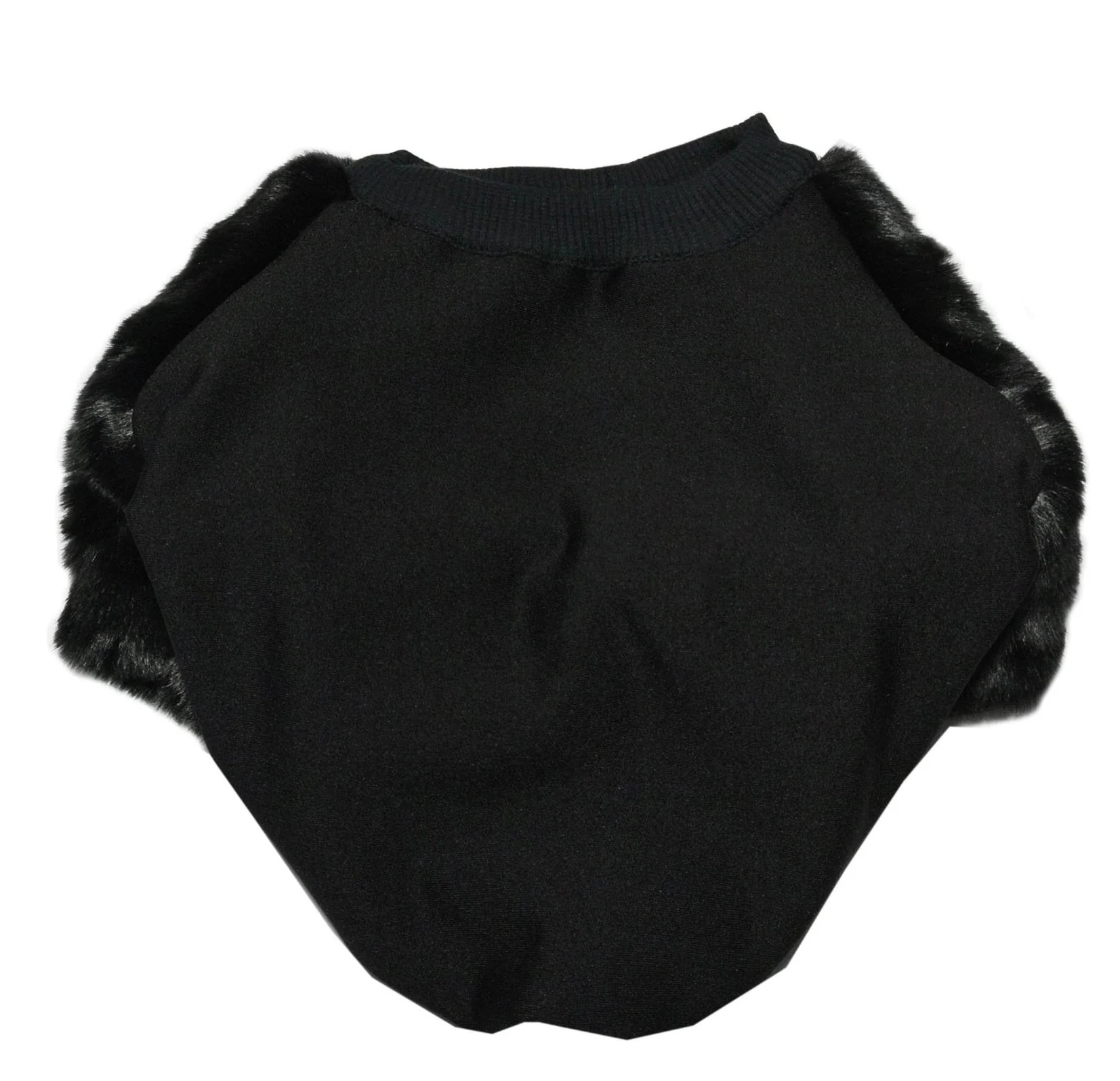 EYE OF DOG | All Black Everythang Faux Fur Jumper - Image 3