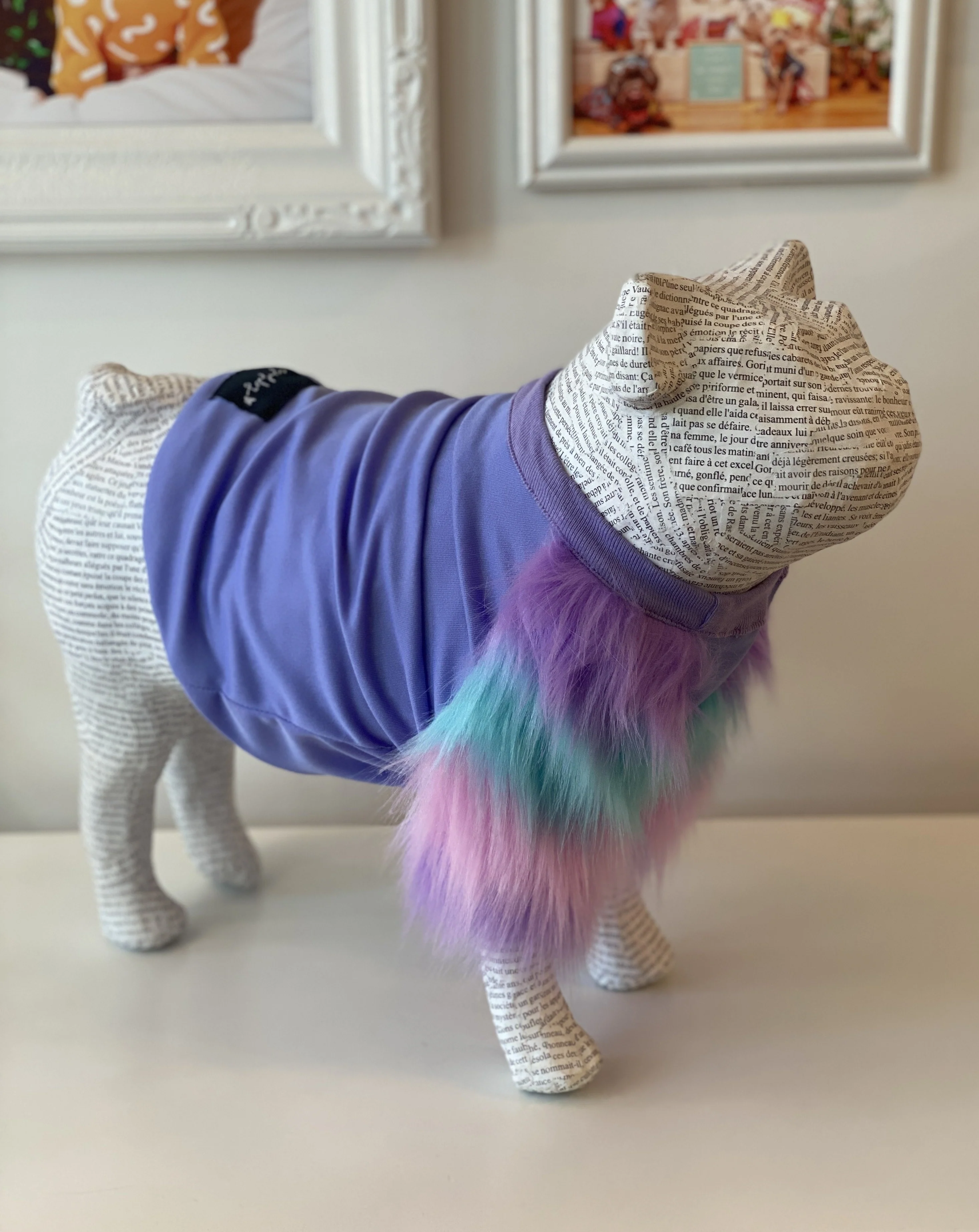 Bubblegum Faux-Fur Pullover Top << CLEARANCE >> - Image 5