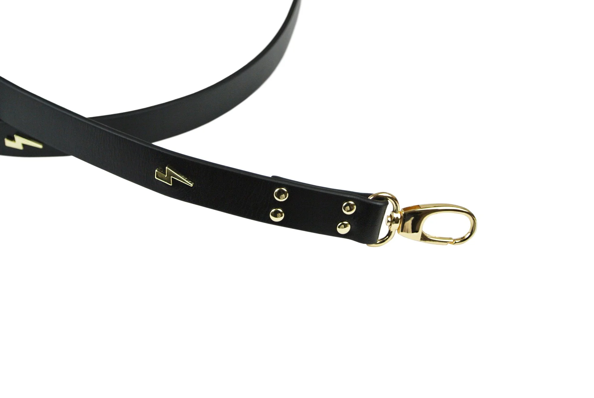 Lightning Bolt Leather Dog Lead << FINAL SALE >> - Image 3