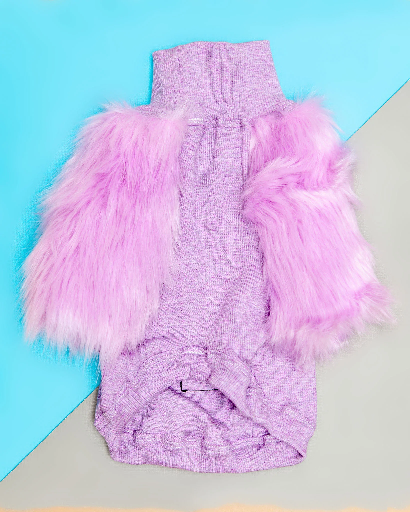 Lilac Faux Fur Dog Top (FINAL SALE) - Image 3