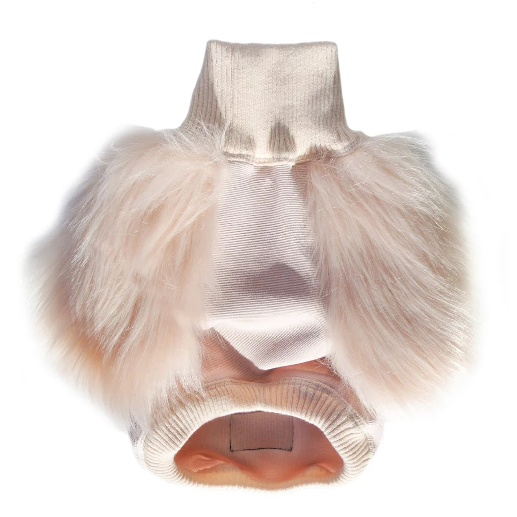 EYE OF DOG | Milk Faux Fur Top - Image 2