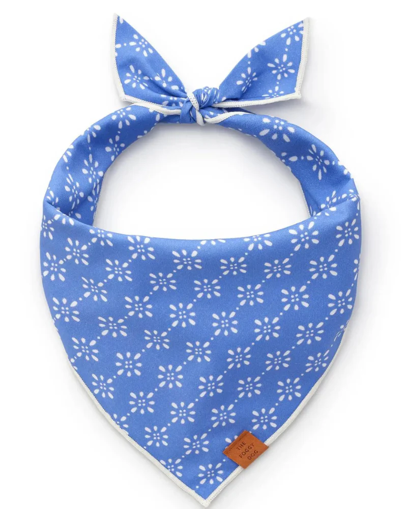 Eyelet Stripe Dog Bandana (Made in the USA) (FINAL SALE) - Image 2