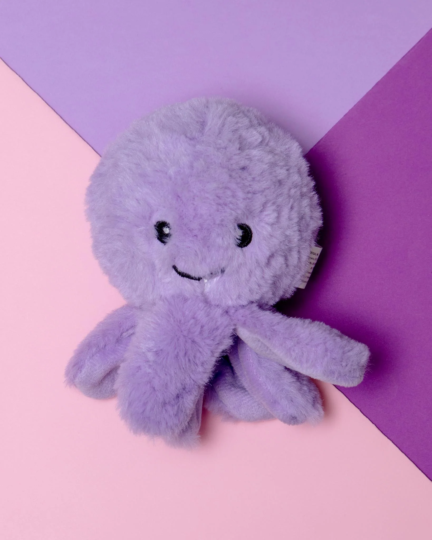 Ez Squeaky Octopus Ball Dog Toy in Violet (4")