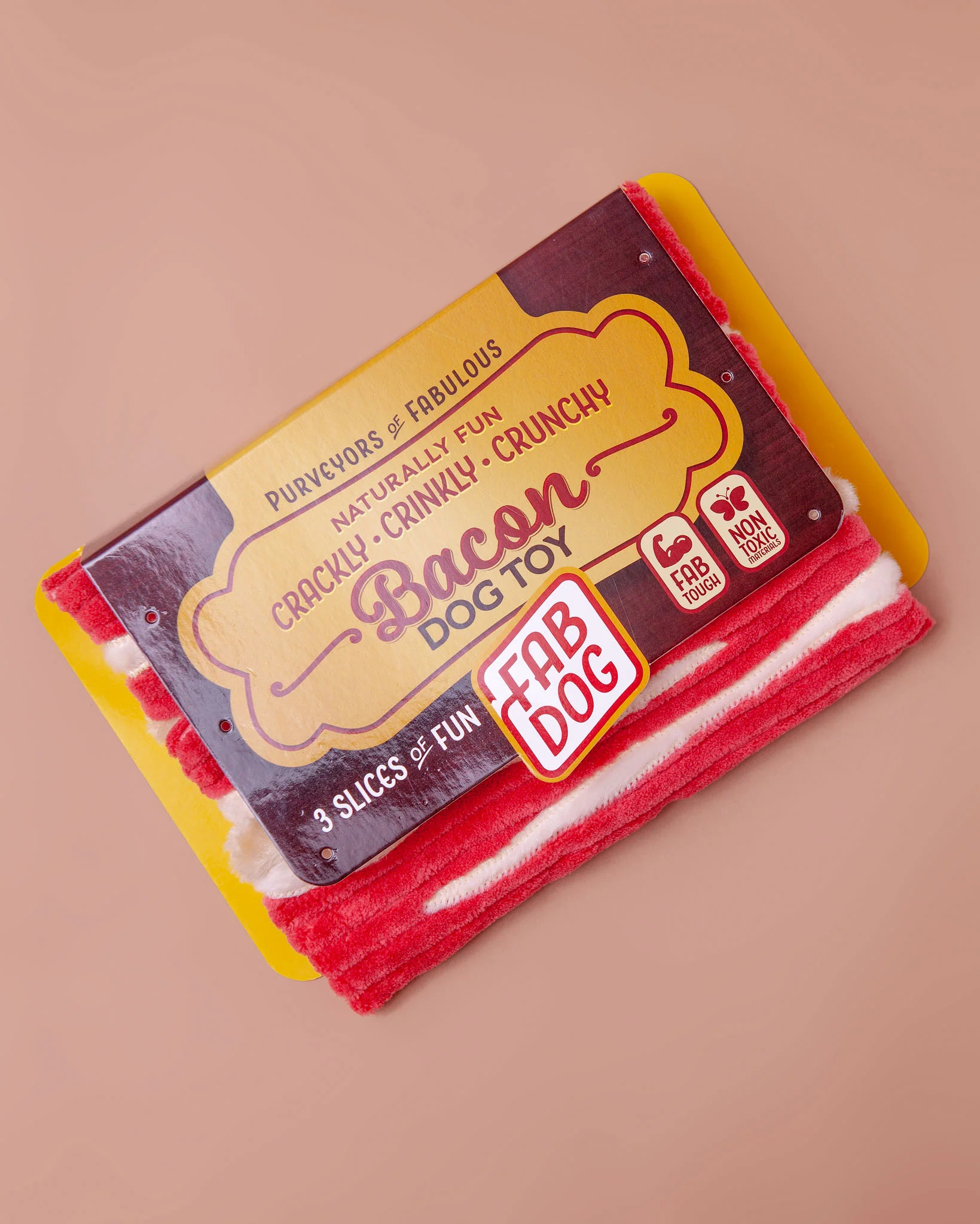 Bacon Squeaky Dog Toy - Image 2