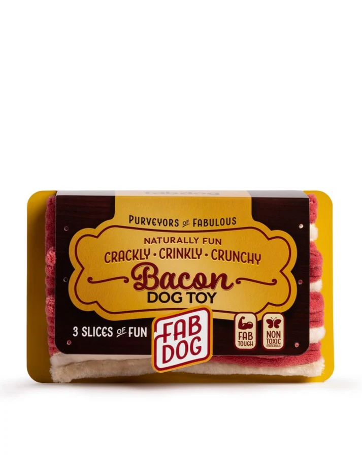 Bacon Squeaky Dog Toy - Image 4