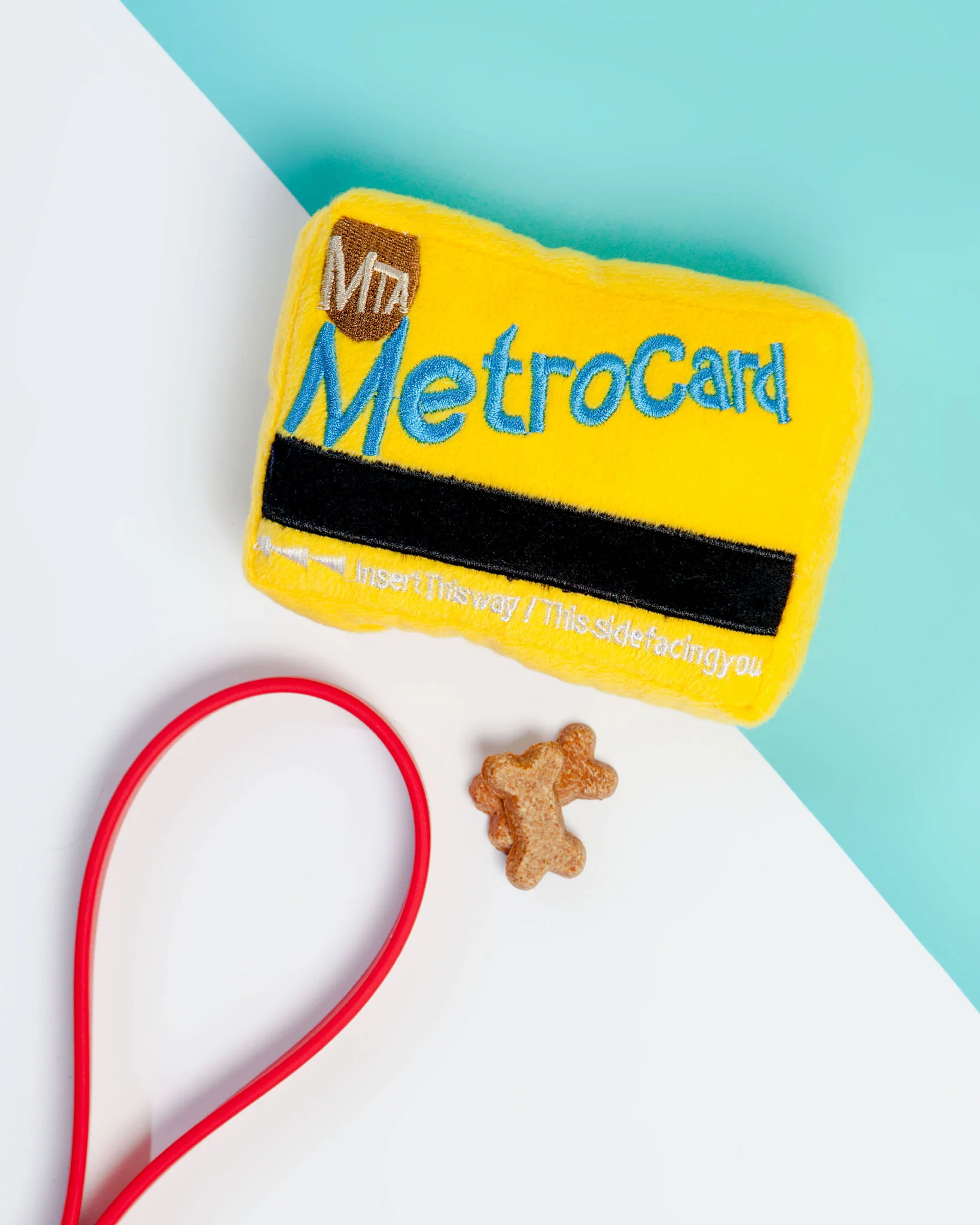 MTA MetroCard Plush Dog Toy - Image 2