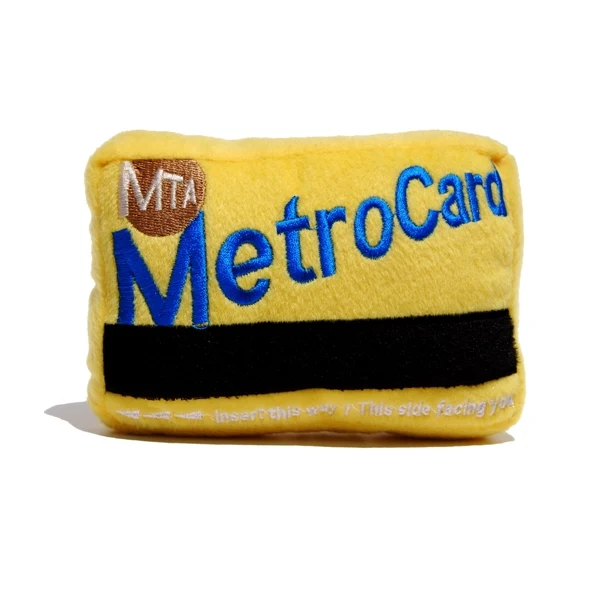 MTA MetroCard Plush Dog Toy - Image 3