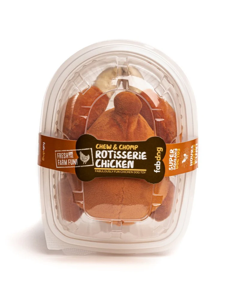 Rotisserie Chicken Squeaky Dog Toy - Image 2