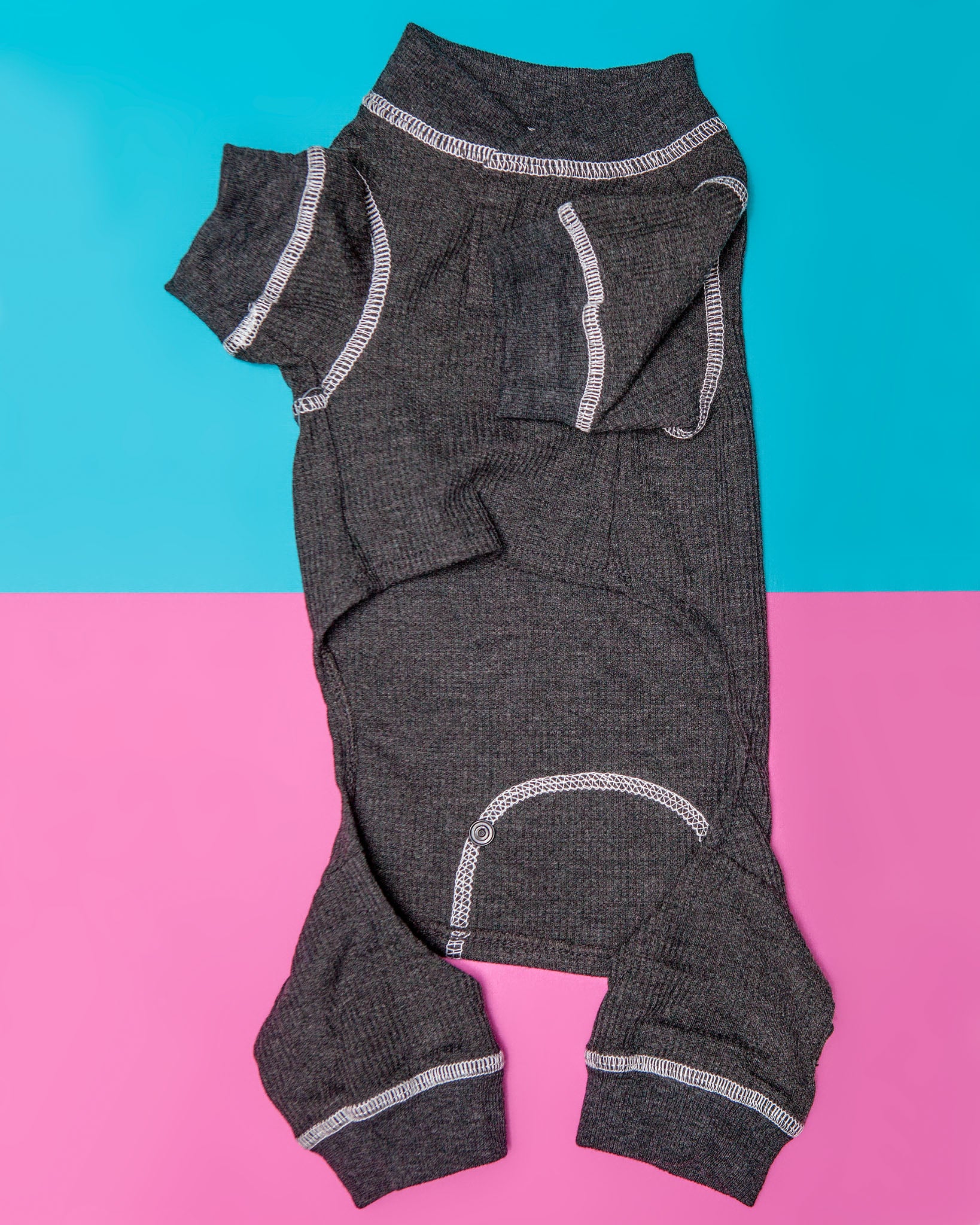 Thermal Dog PJs in Charcoal (FINAL SALE) - Image 2