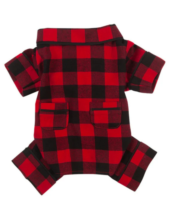 Buffalo Check Flannel Dog PJ's (FINAL SALE) - Image 5