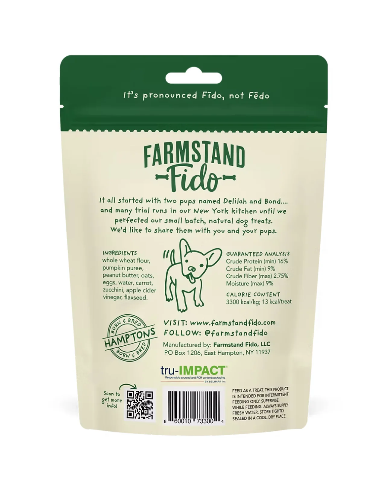 Farmstand Veggies Crunchy Dog Treats - Image 2