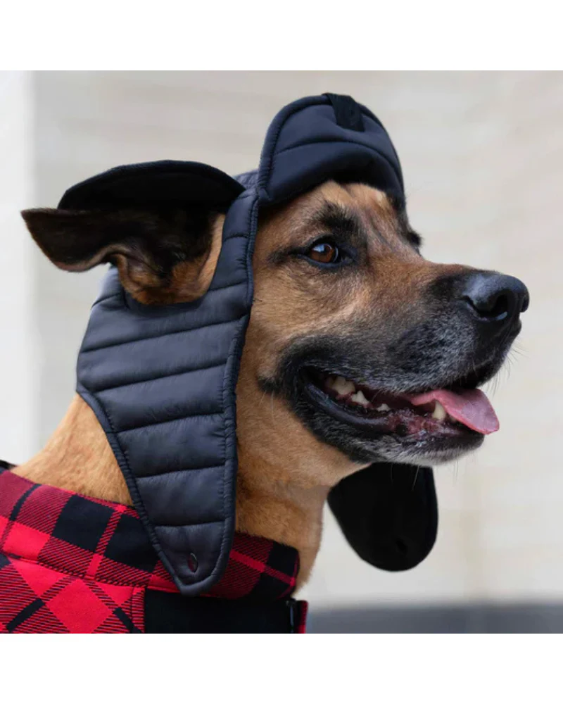 Faux-Down Dog Puffer Hat (FINAL SALE) - Image 4