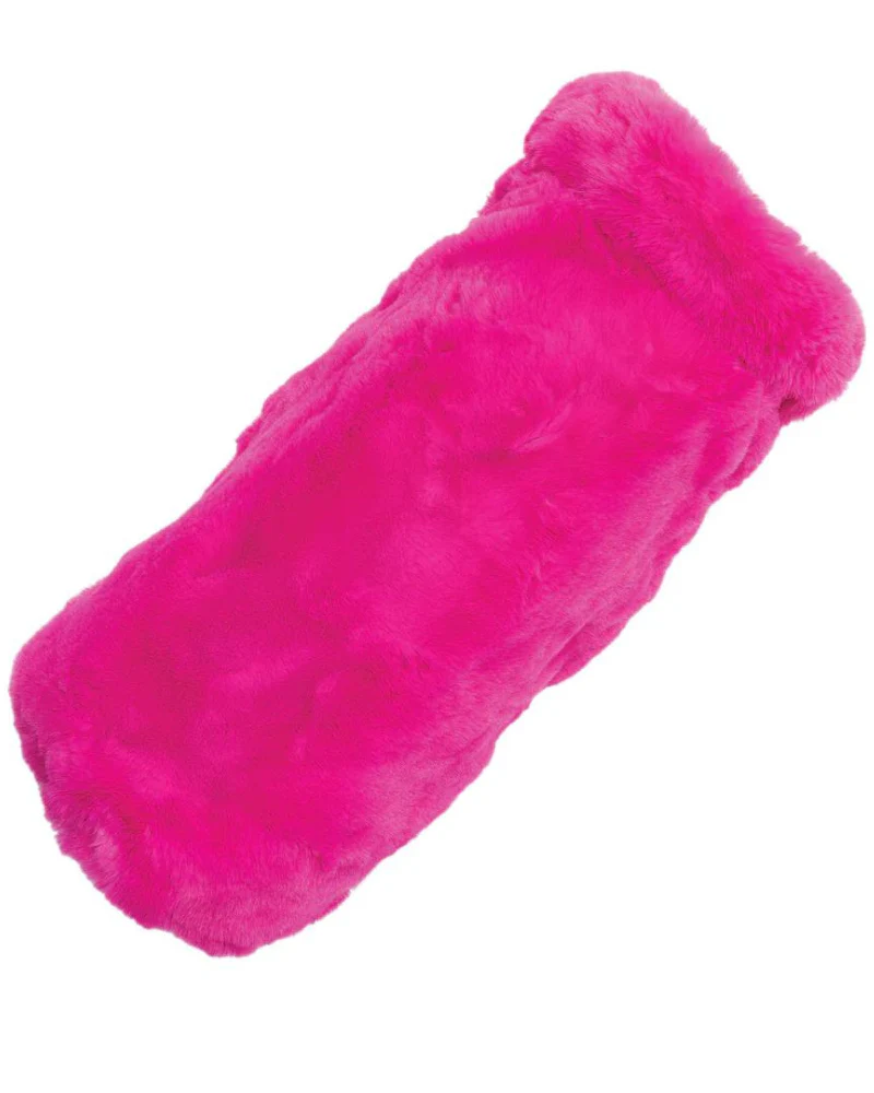 Faux Fur Dog Coat in Neon Pink (FINAL SALE) - Image 4