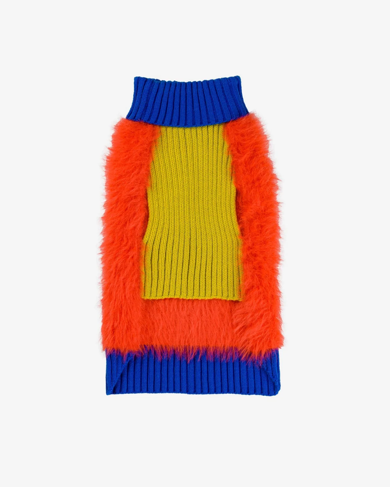 Faux Fur Dog Sweater in Poppy (FINAL SALE) - Image 3