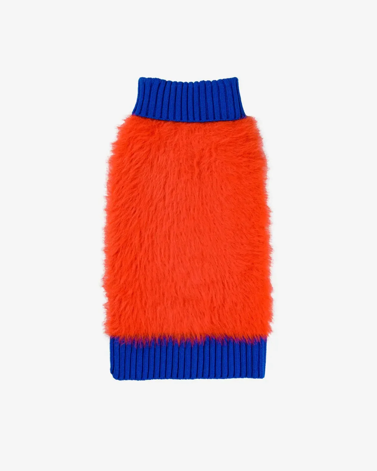 Faux Fur Dog Sweater in Poppy (FINAL SALE) - Image 8