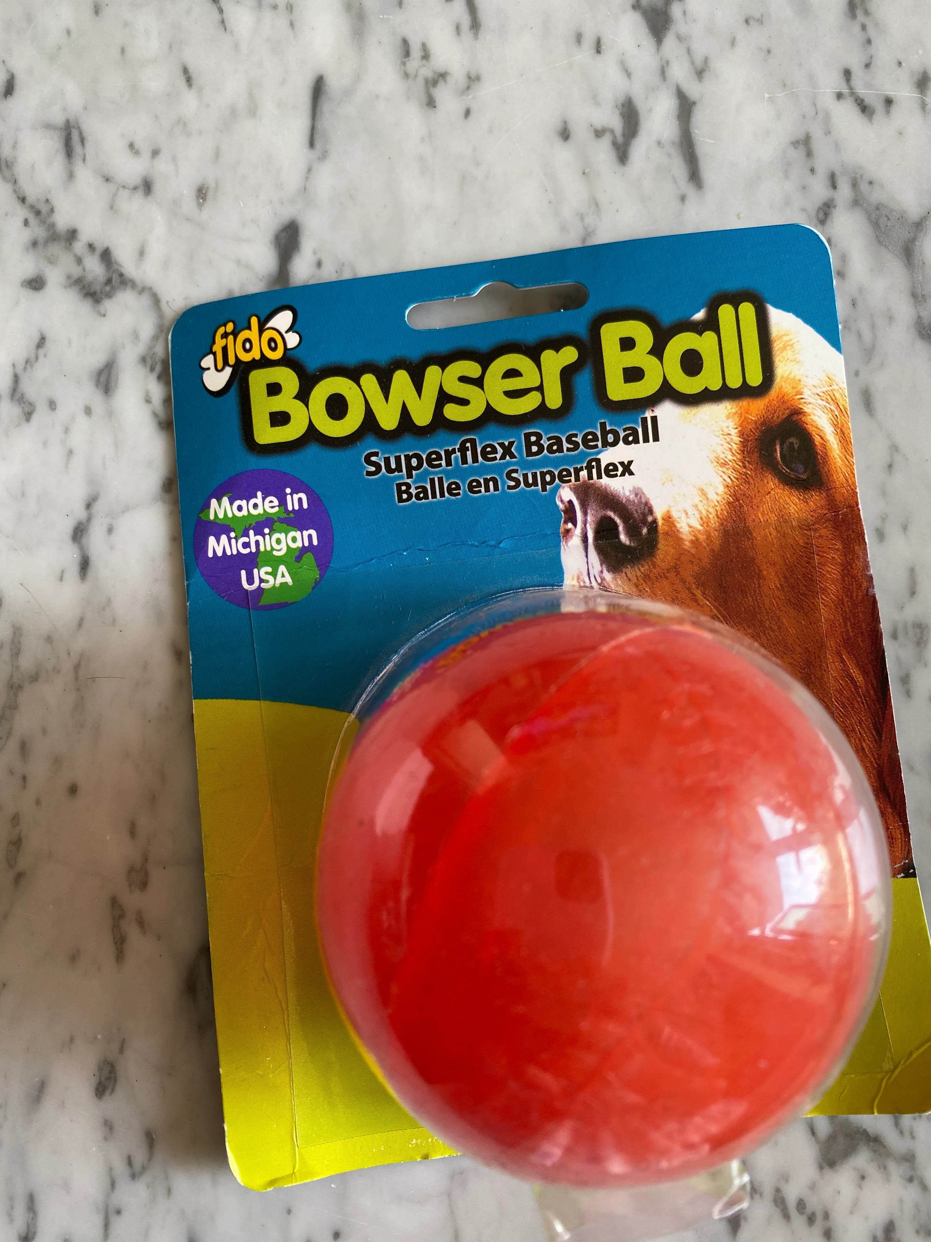 Bowser Baseball Dog Toy (TS SALE) - Image 3