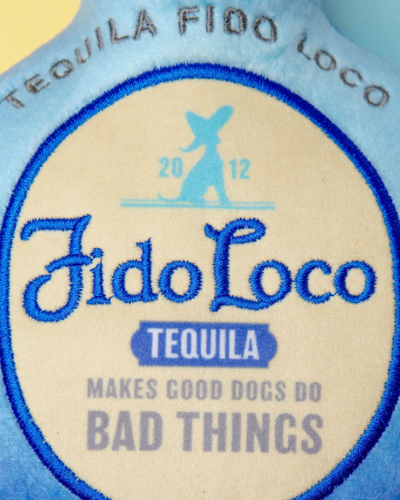 Fido Loco Tequila Squeaky Plush Dog Toy - Image 3