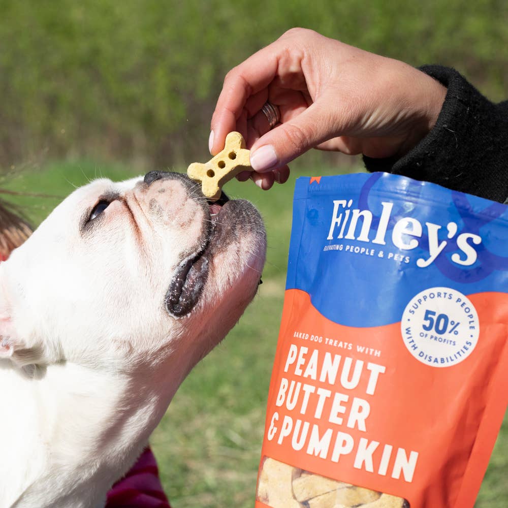 Peanut Butter & Pumpkin Crunchy Dog Biscuits - Image 5