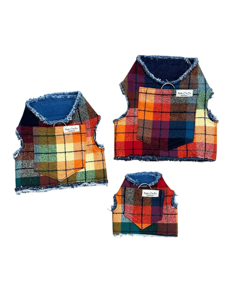 Bringside Plaid Print Dog Harness (Made in the USA) - Image 6