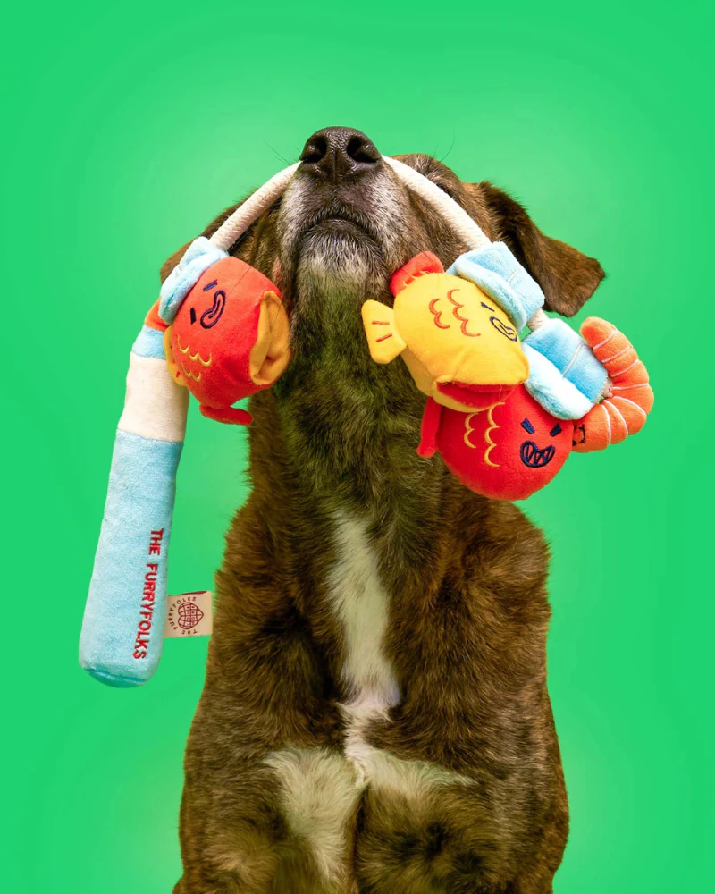 Fishing Nosework & Tug Dog Toy - Image 5