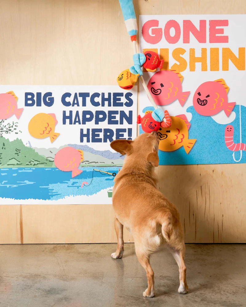 Fishing Nosework & Tug Dog Toy - Image 8