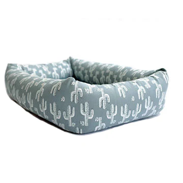 FITZ & FELLOW | Bolster Bed in Cactus Print - Image 2