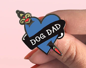 FIVE15 | Dog Dad Enamel Pin - Image 2