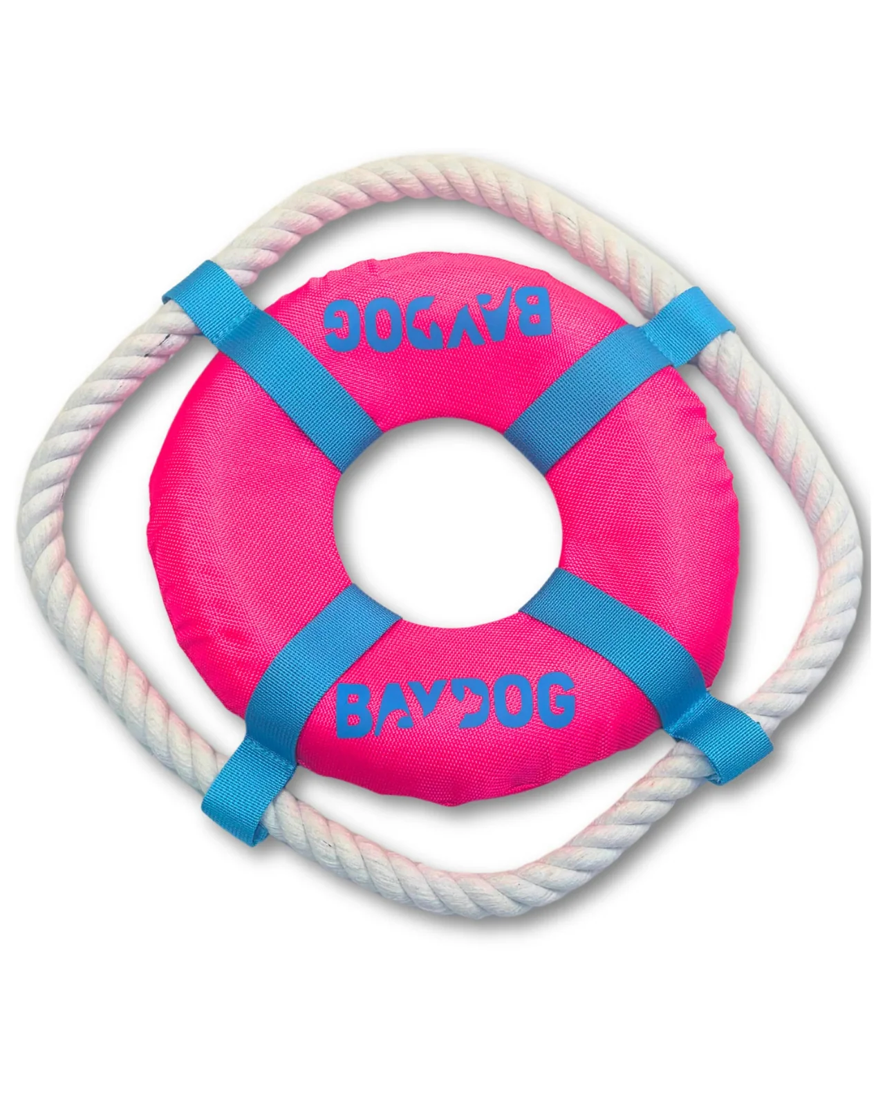 Floating Fetch Ring Dog Rope Toy - Image 4