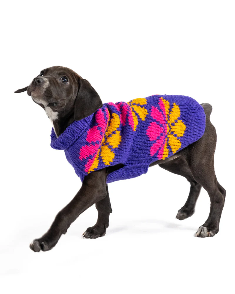 Flower Power Wool Dog Sweater (FINAL SALE) - Image 11