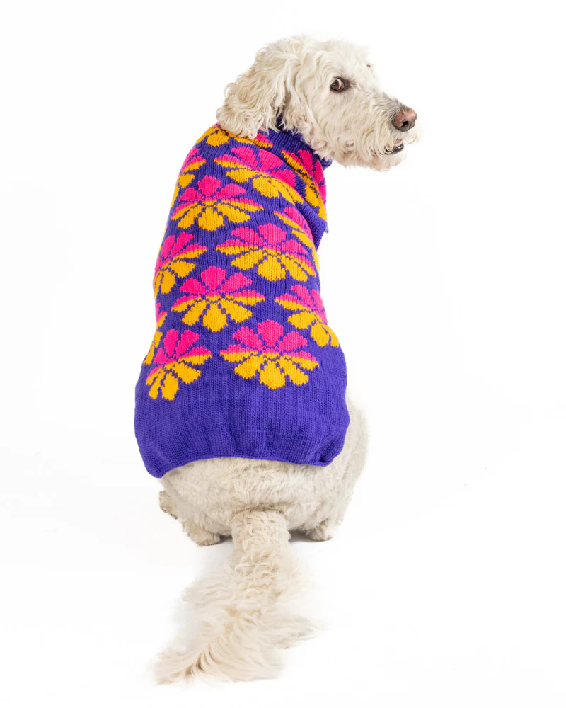 Flower Power Wool Dog Sweater (FINAL SALE) - Image 12