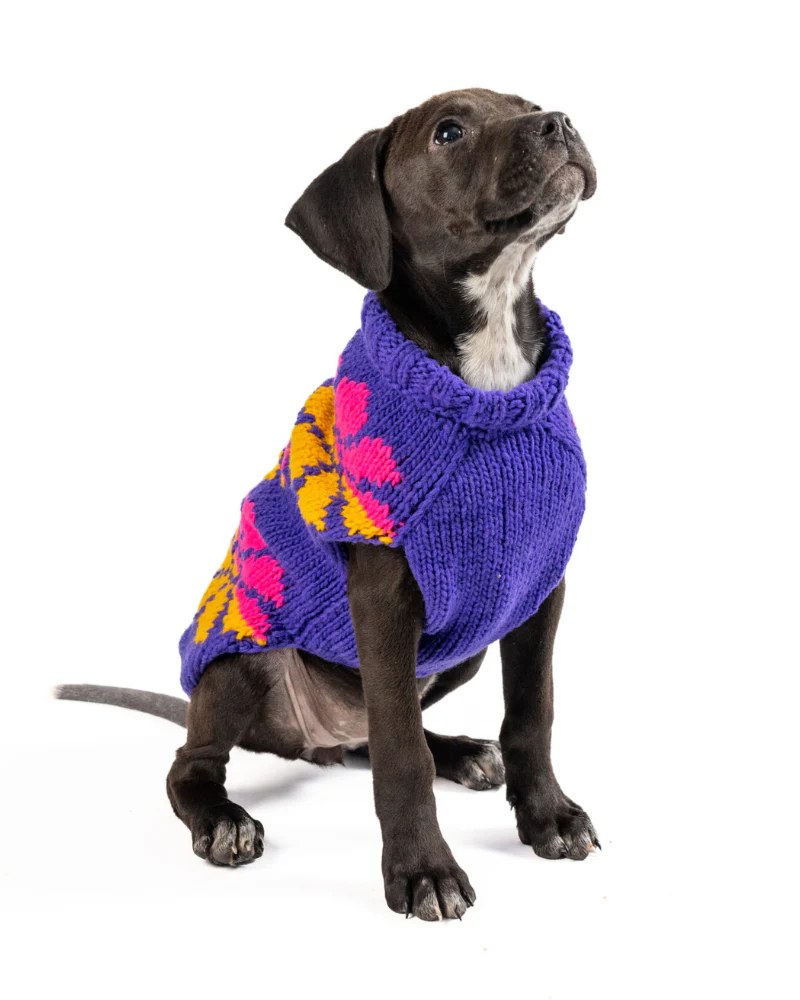 Flower Power Wool Dog Sweater (FINAL SALE) - Image 13