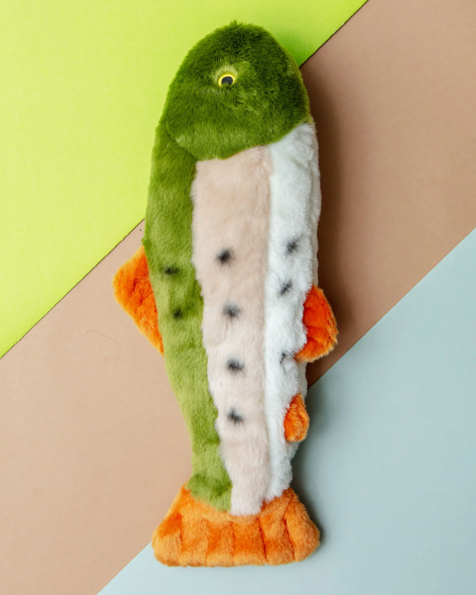 Ruby the Rainbow Trout Plush Dog Toy - Image 2