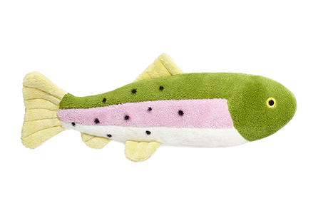 Ruby the Rainbow Trout Plush Dog Toy - Image 5