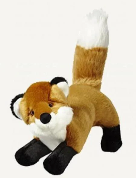 Hendrix Fox Squeaky Dog Plush Toy - Image 3