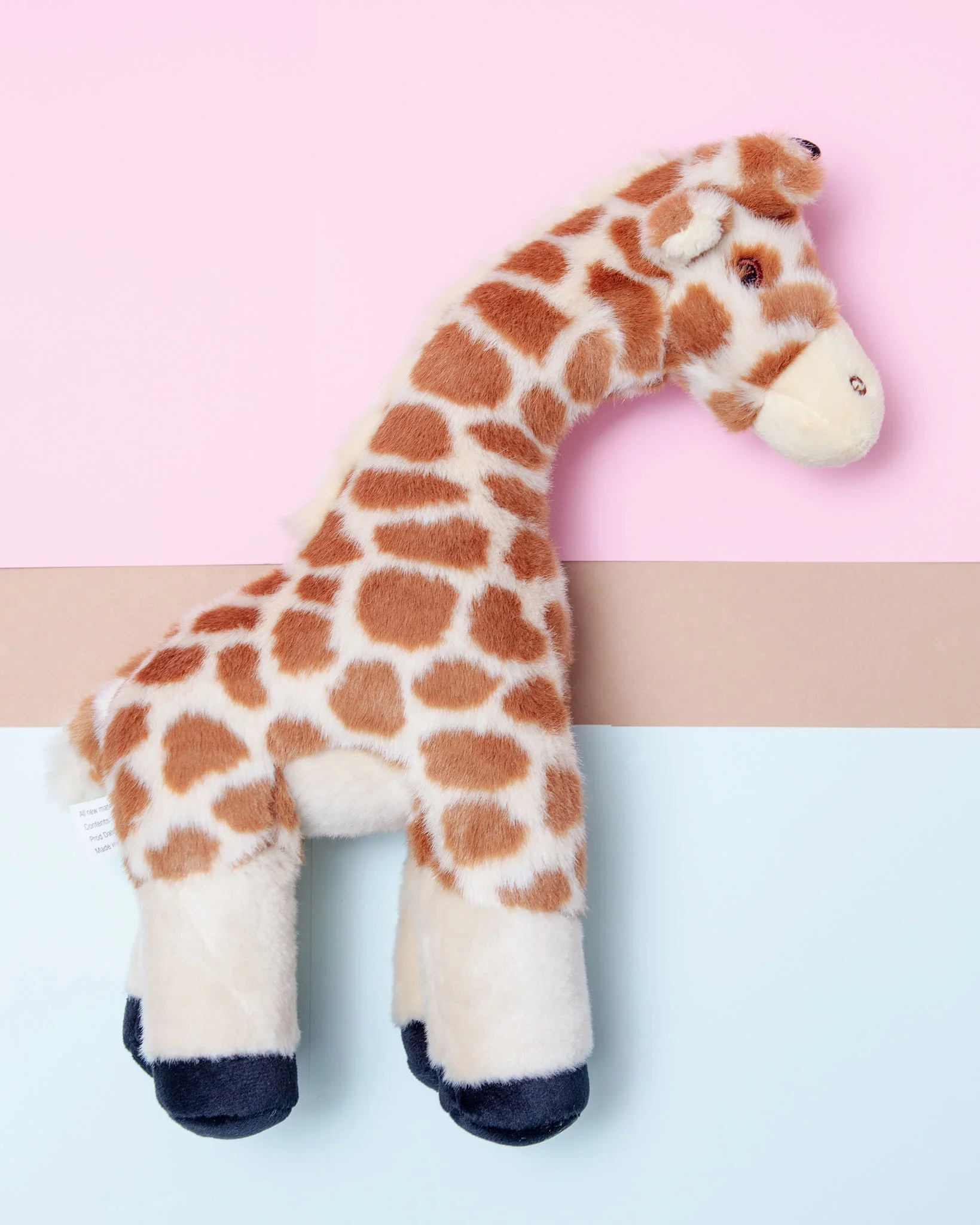 Nelly Giraffe Plush Squeaky Dog Toy